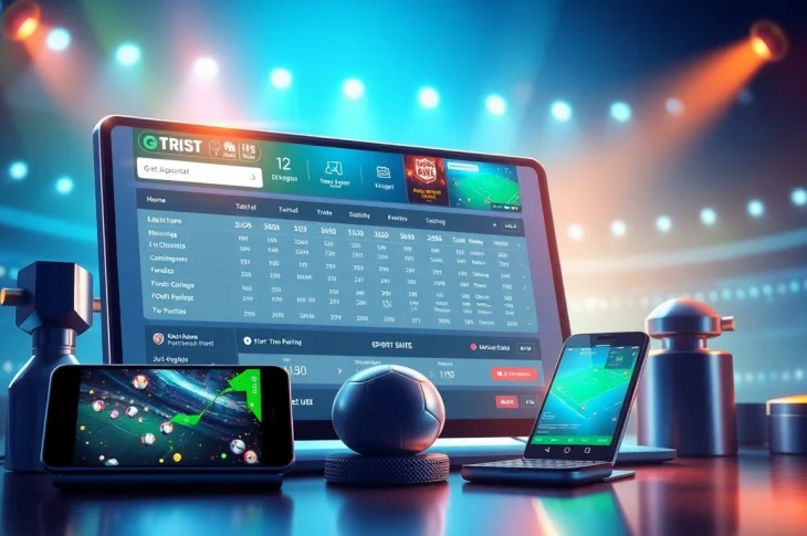 Explore top nhà cái with an inviting sportsbook interface showcasing dynamic betting options and promotions.