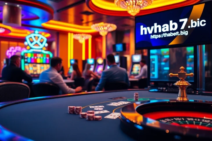 Players immersed in thrilling casino games at https://thabet7.biz/, experiencing the excitement of roulette and poker.
