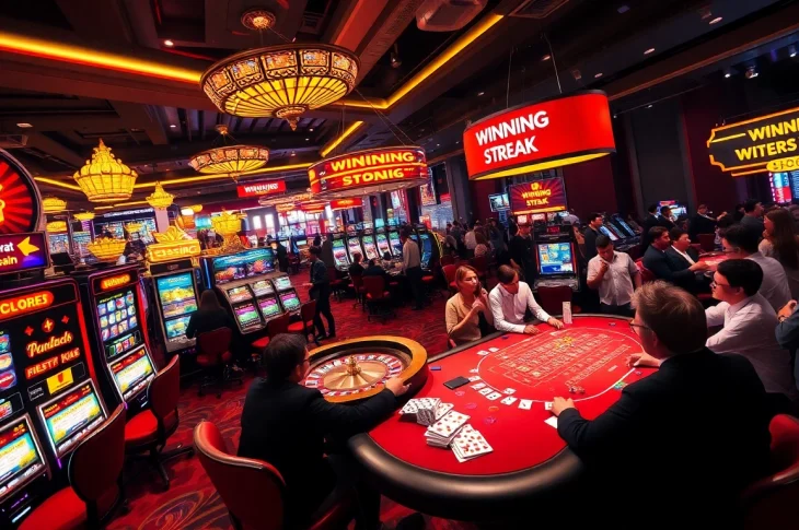 Experience the vibrant gaming atmosphere with rich slot machines and engaged players at https://hb88bet.biz/.