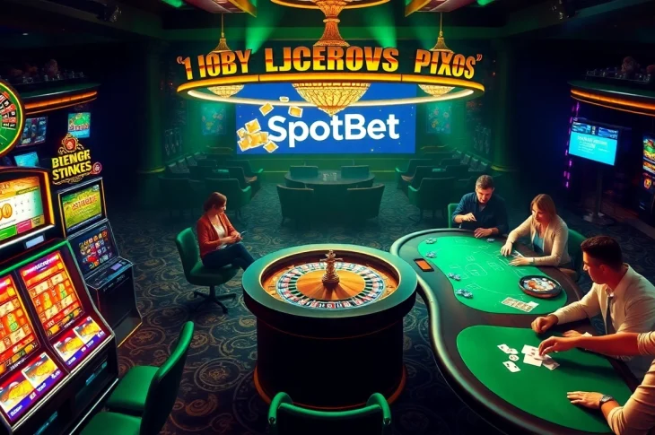 SpotBet offers thrilling casino experiences with high-stakes poker action and vibrant slot machines.