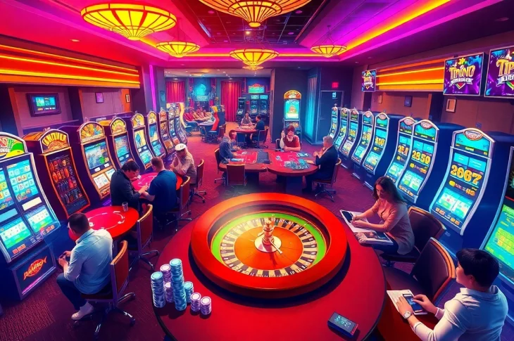 Experience the excitement of gambling at https://loto188fun.me/ with colorful poker chips and spinning roulette wheels.
