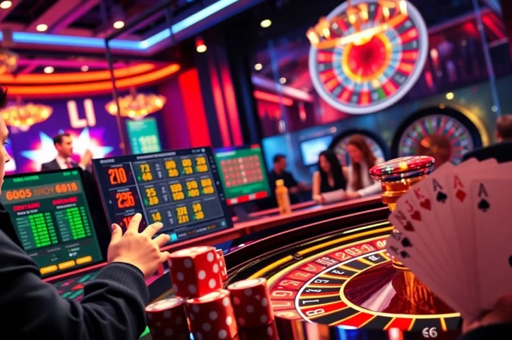 Xóc đĩa online gameplay with vibrant visuals, showcasing players immersed in thrilling action and vibrant betting interfaces.