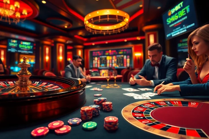 Experience the thrill of betting at a luxurious casino featuring poker tables and roulette, highlighting https://shbet.cruises/ as your gateway to gaming.