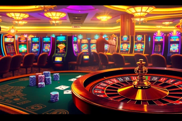 Experience the thrill of winning at https://loto188fun.me/ with vibrant casino tables and dynamic slot machines.