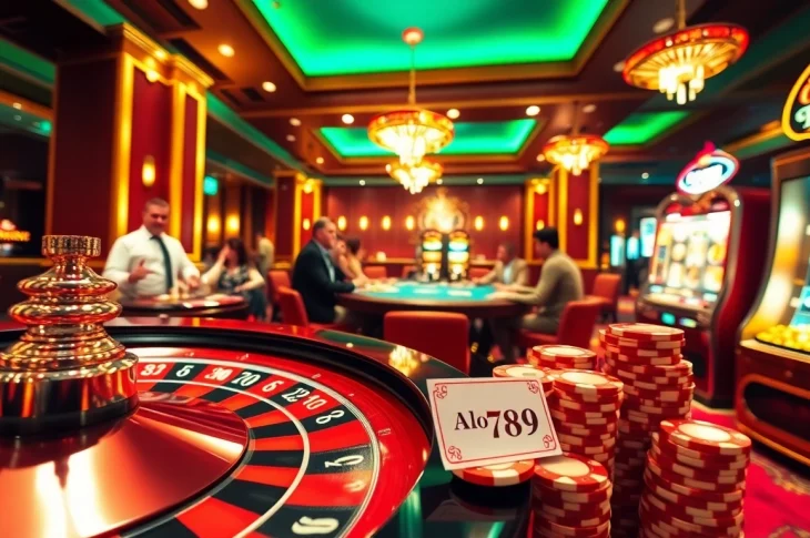 Alo789 invites players to indulge in thrilling casino experiences at roulette and poker tables filled with excitement.
