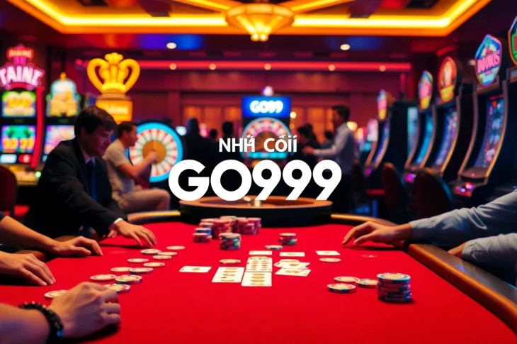 Experience the thrill of NHÀ CÁI GO99 at an engaging poker table.